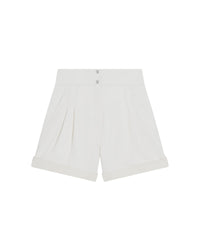 Dana shorts in leather - Natural White