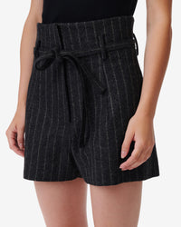 Delma wool shorts - Anthracite