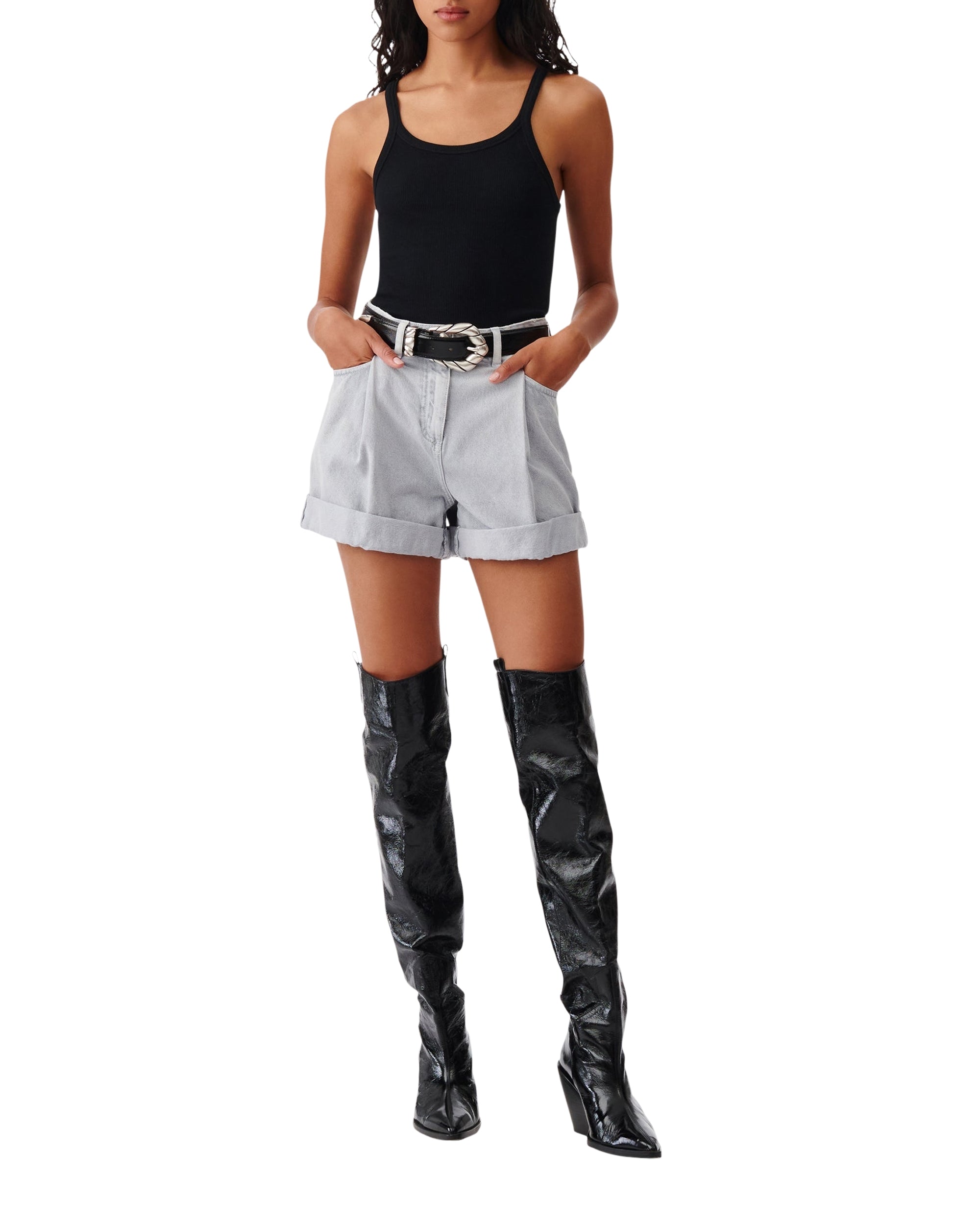 Moca Shorts - Light Grey