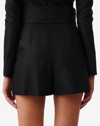 Palici wool shorts - Black