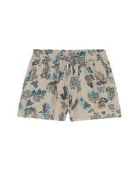 Sival silk blend shorts - Beige Multico