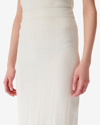 Caifa midi skirt - Mastic