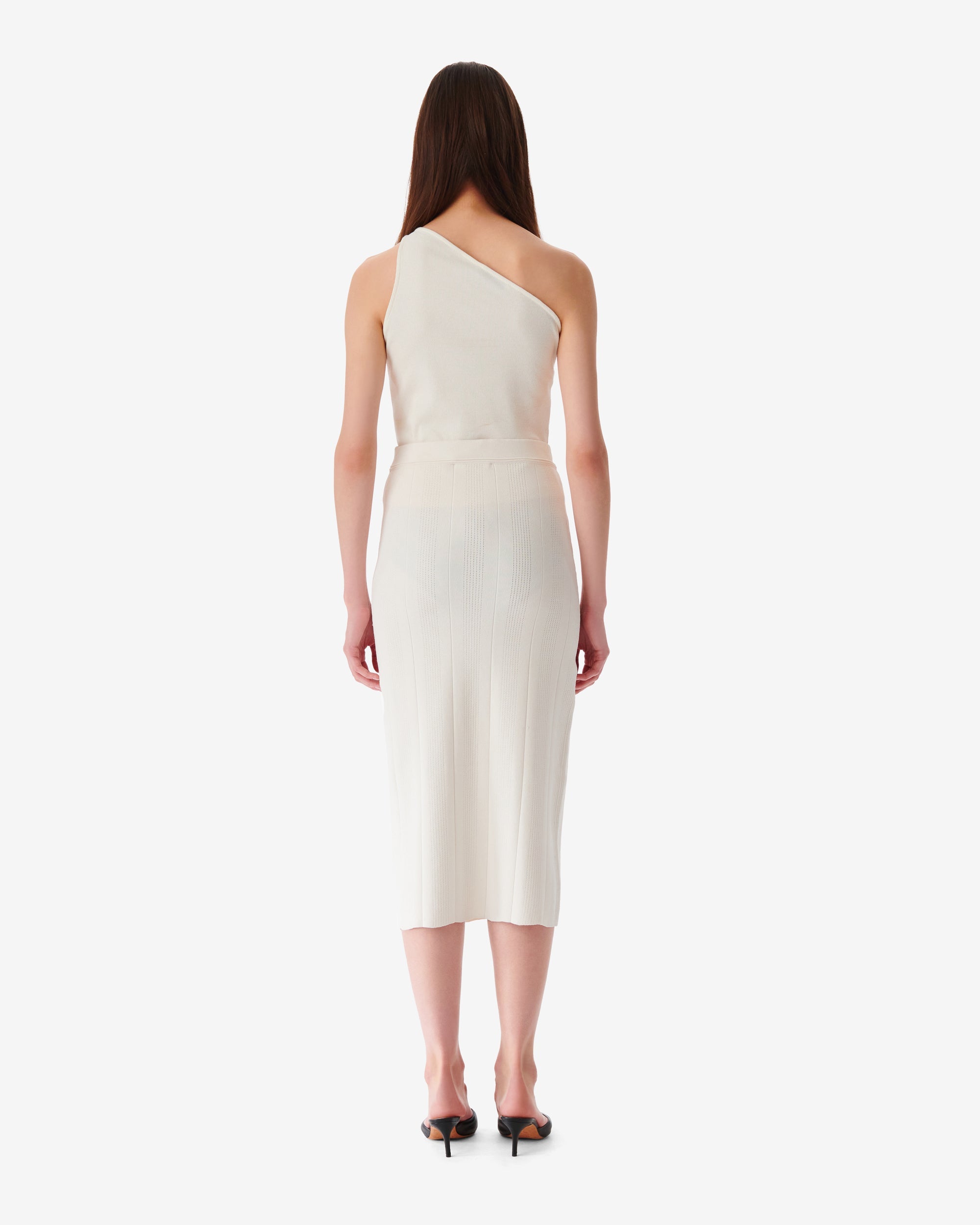 Caifa midi skirt - Mastic