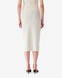 Caifa midi skirt - Mastic