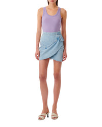 Eija short skirt - Light Denim