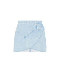Eija short skirt - Light Denim