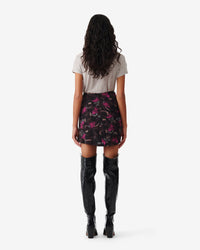 Fidi short skirt - Black & Pink