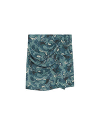 Fidi short skirt - Blue Green