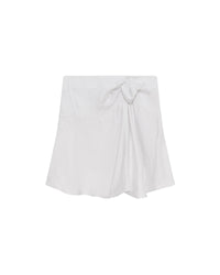 Isadie short skirt - White & Silver