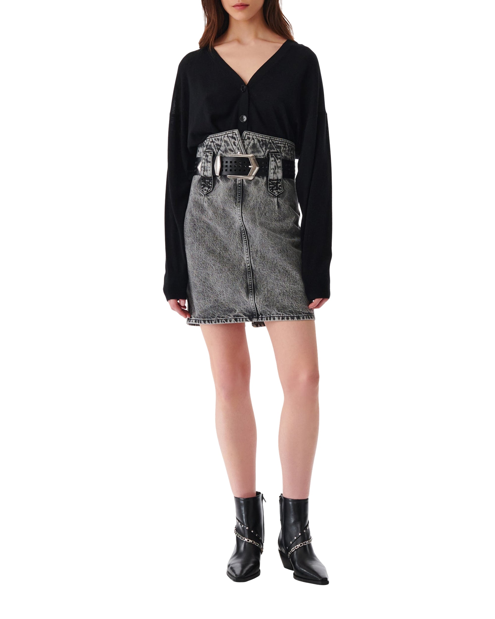 Jazzino Skirt - Snow Black