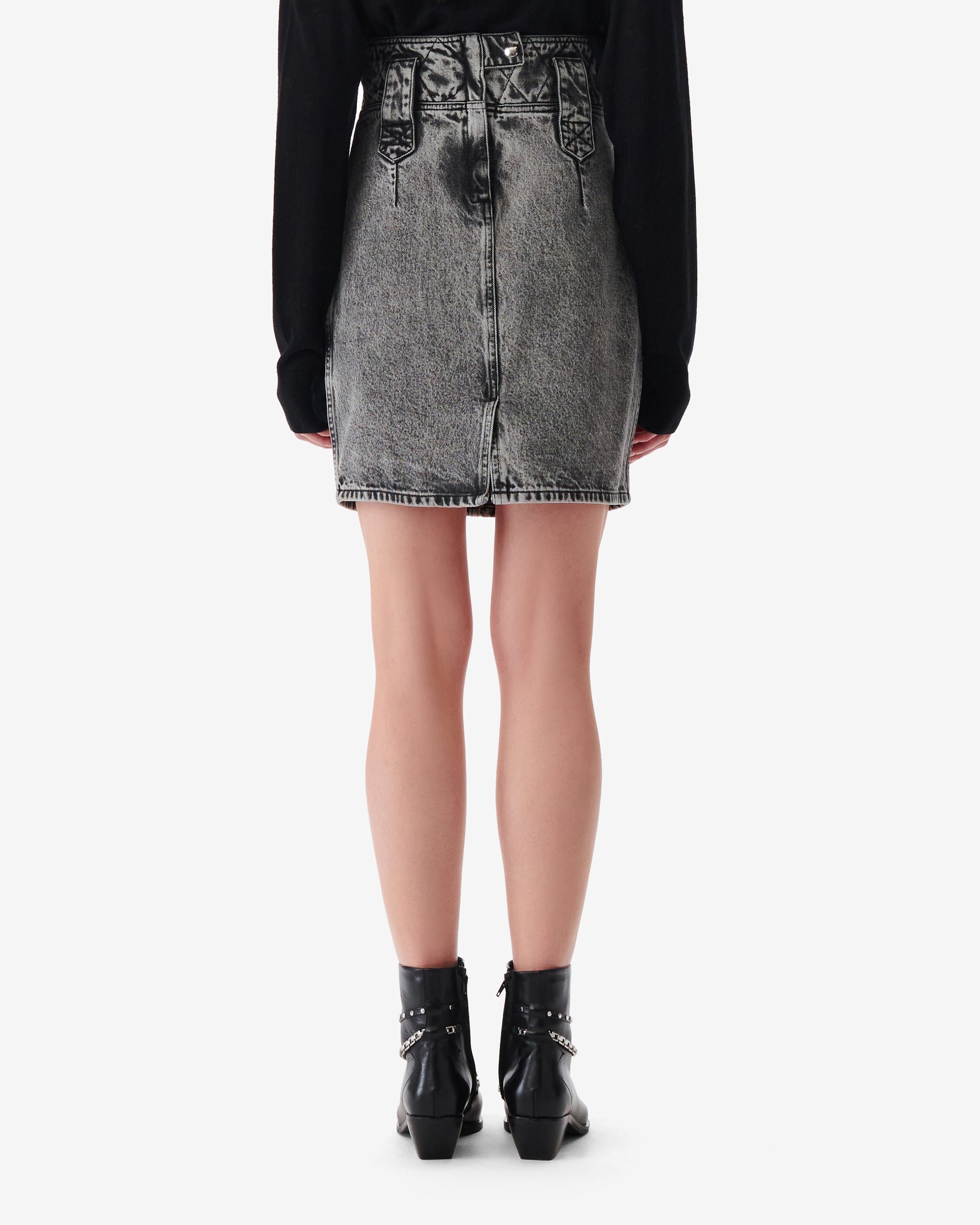 Jazzino Skirt - Snow Black