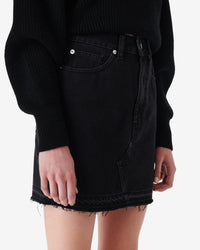 Kavala short skirt - Black Stone