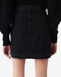 Kavala short skirt - Black Stone
