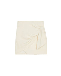 Short skirt Rachele - Ecru