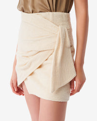 Short skirt Rachele - Ecru