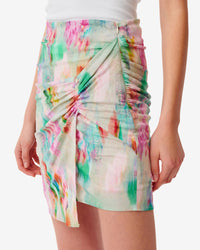 Zirana short skirt - Green Multico