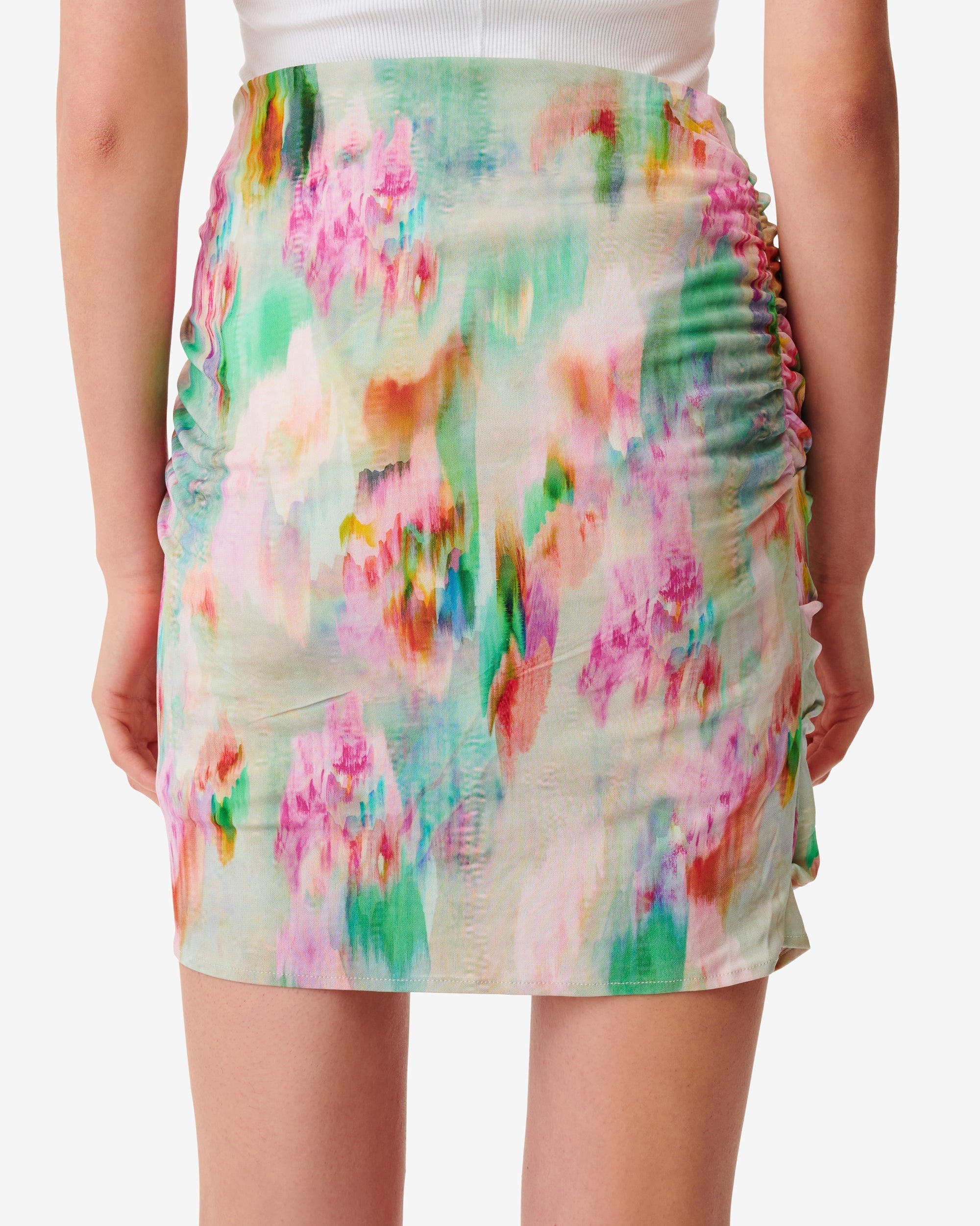 Zirana short skirt - Green Multico