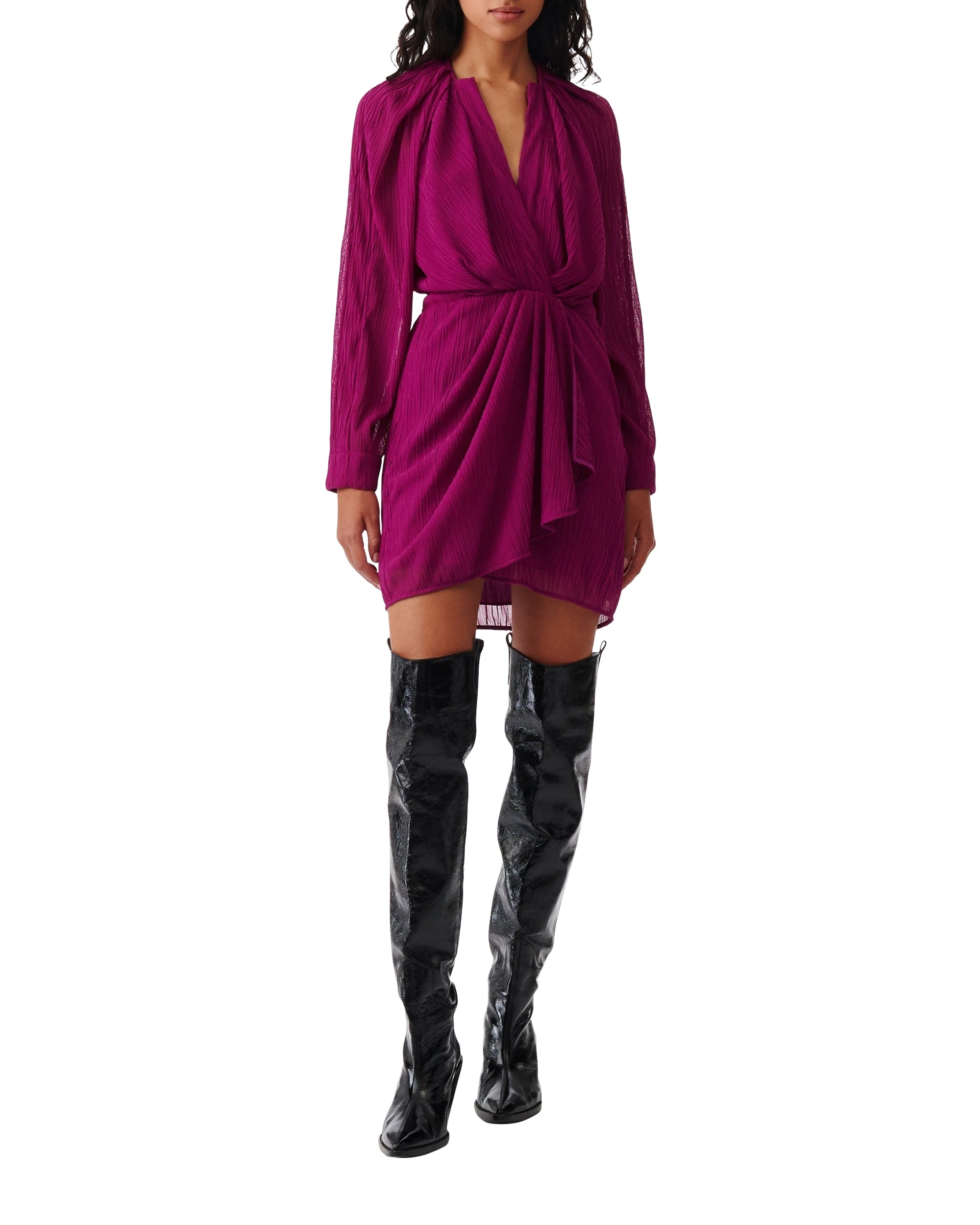 Alvina dress - Fushia