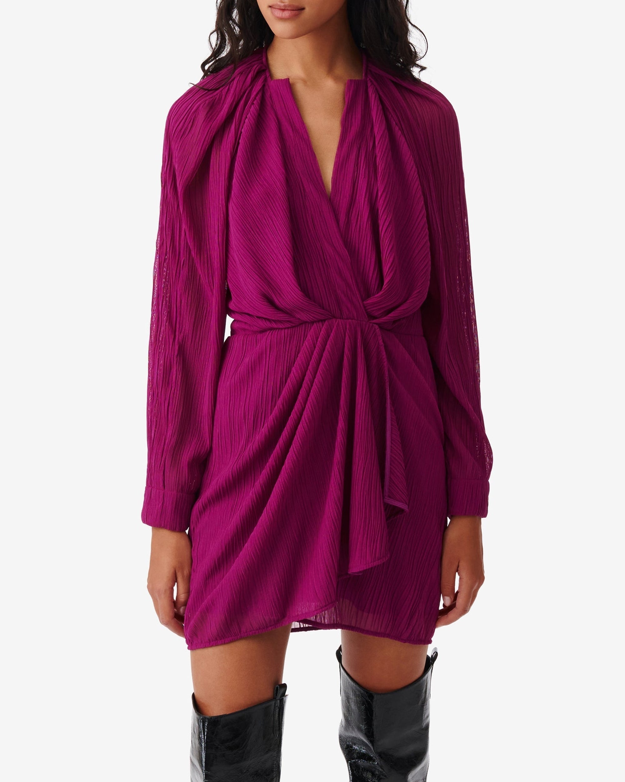 Alvina dress - Fushia