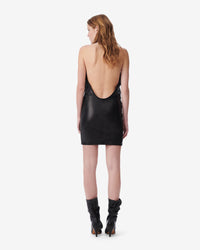 Ayla leather dress - Black
