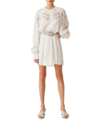 Belinda short dress - Ecru