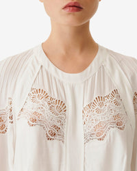 Belinda short dress - Ecru