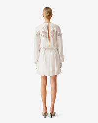 Belinda short dress - Ecru