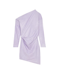 Calla leather dress - Lavender