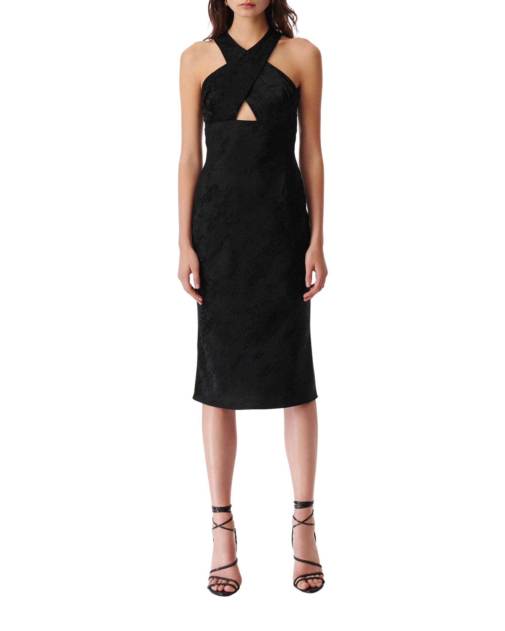 Calvino maxi dress - Shiny Black