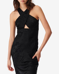 Calvino maxi dress - Shiny Black