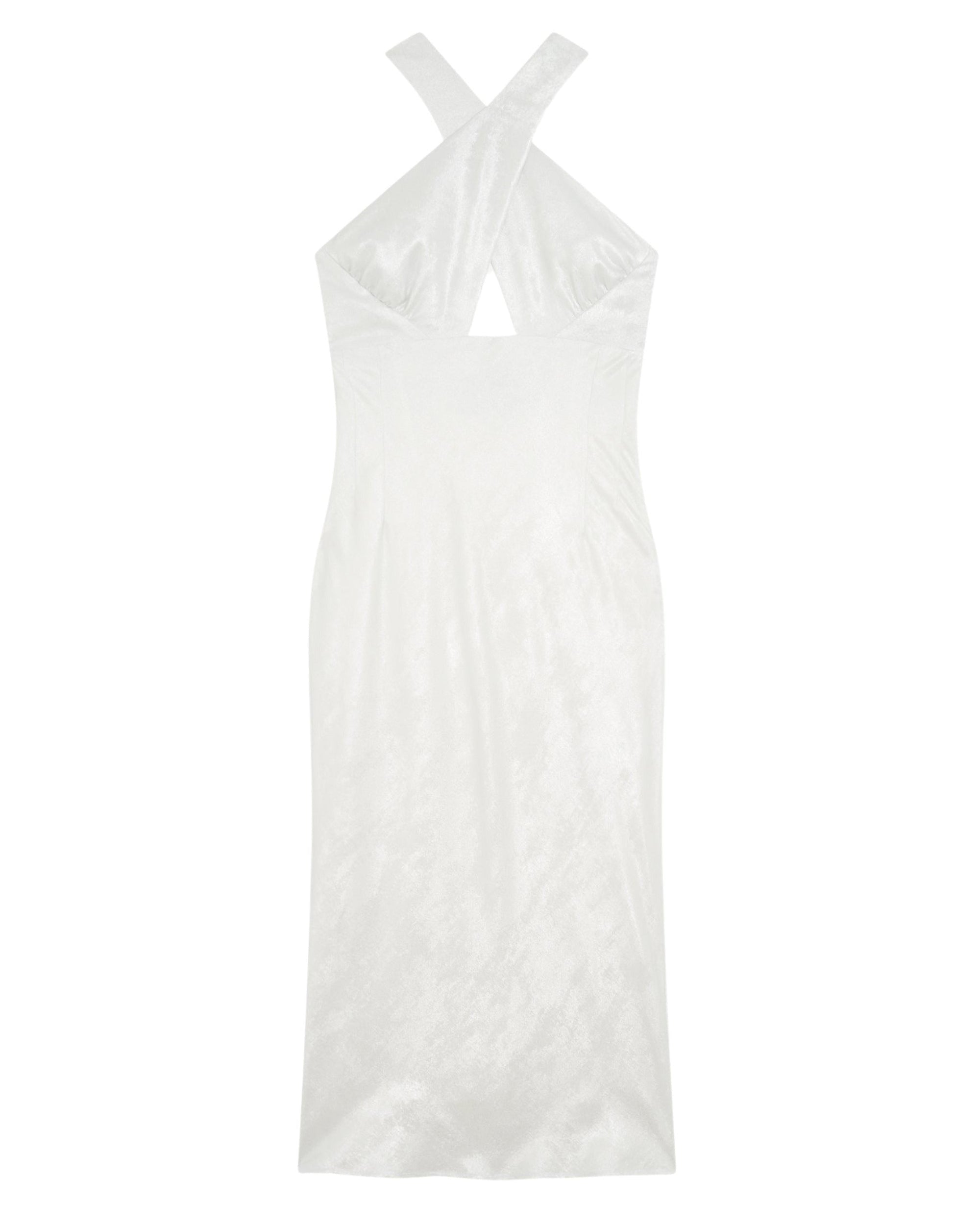Calvino maxi dress - Pearly White