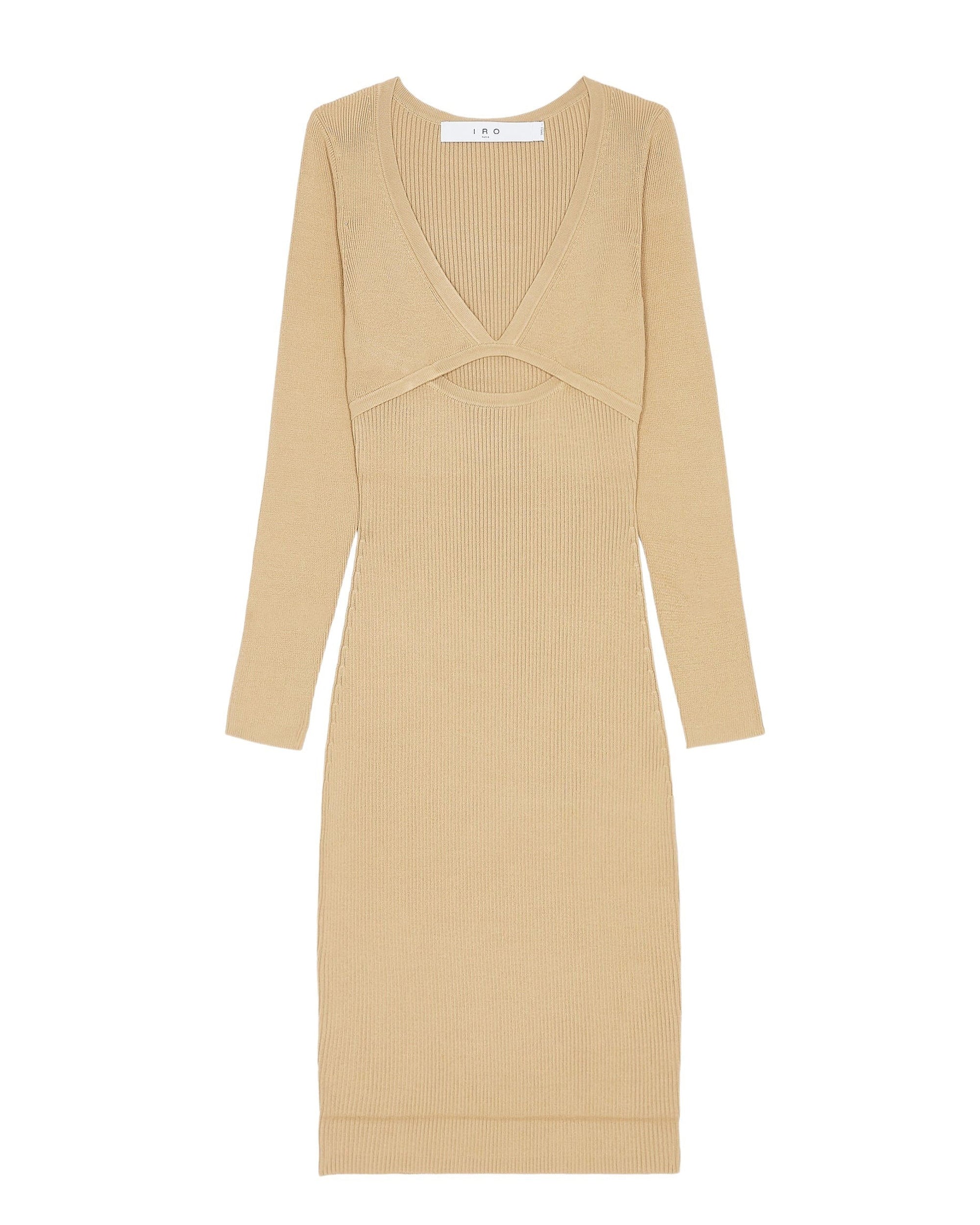 Eugenia midi-length dress - Sand
