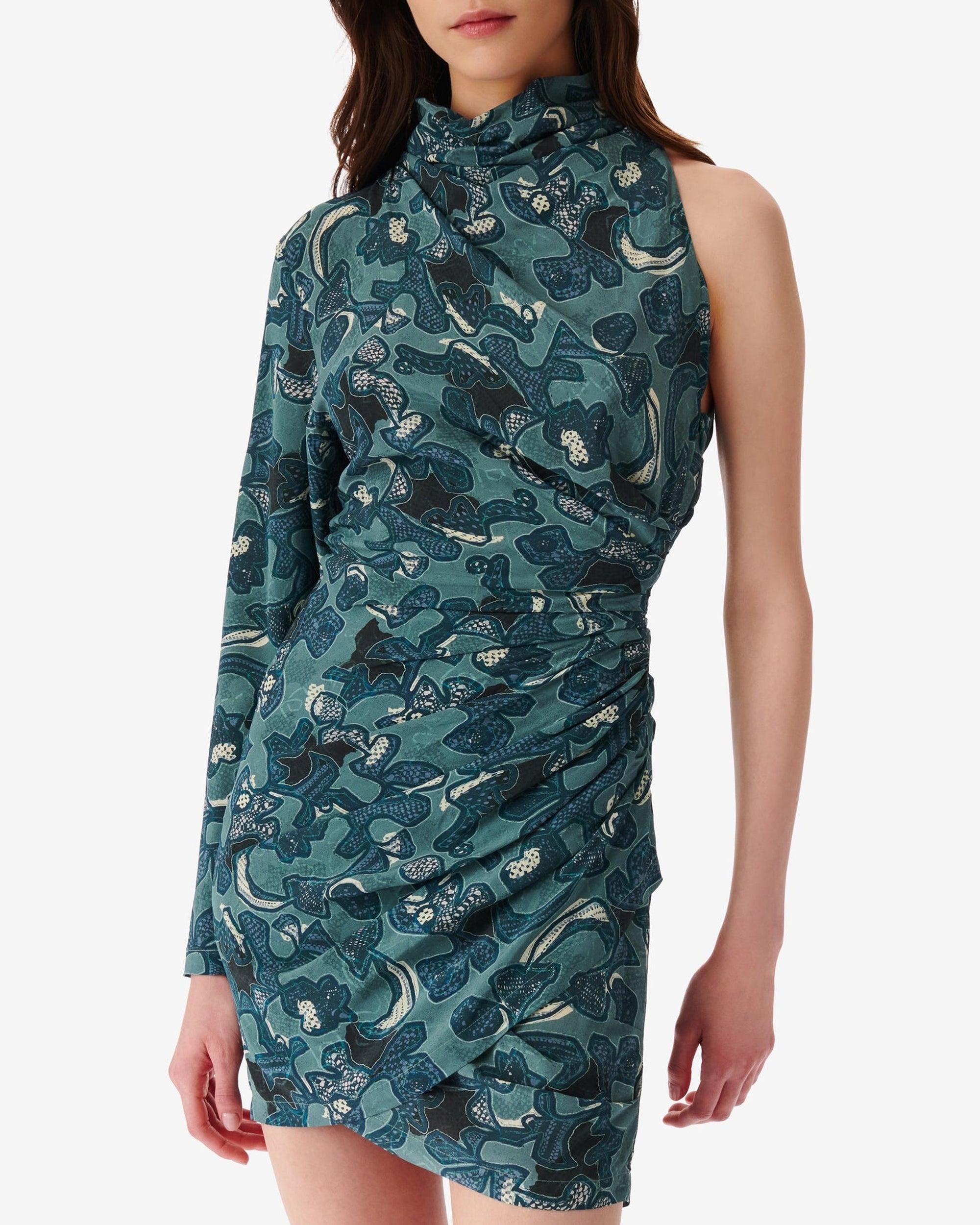Fabiola dress - Blue Green