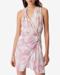 Fredja short dress - Light Pink Multico