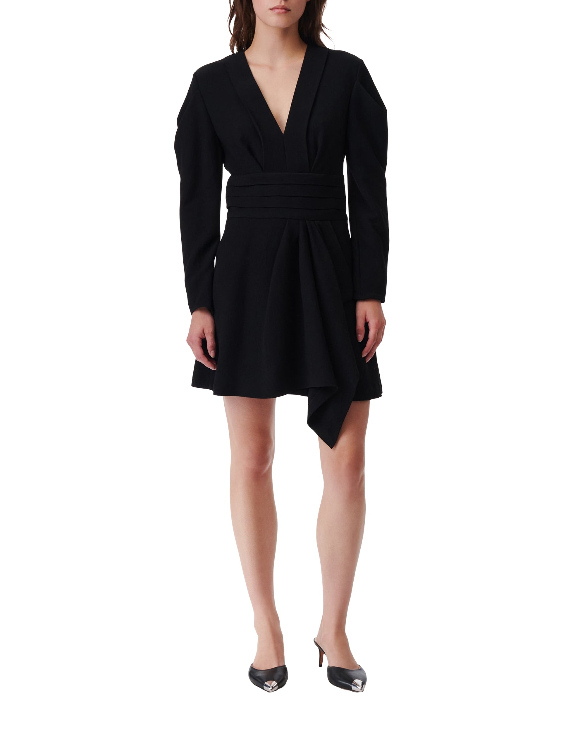 Jimilia wool blend dress - Black