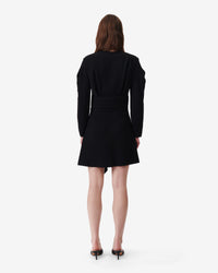 Jimilia wool blend dress - Black