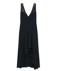 Judya dress in silk - Black