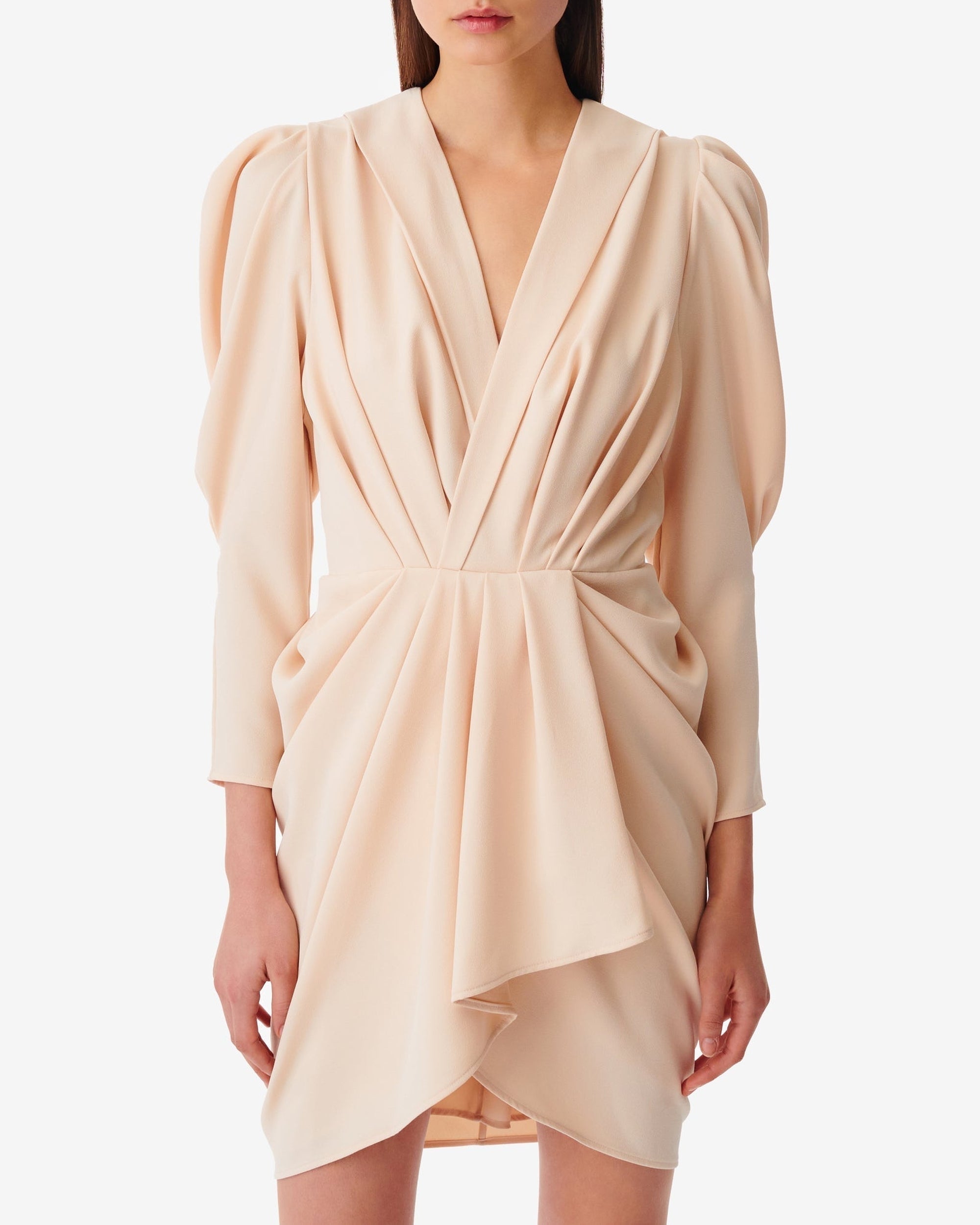 Kalea short dress - Nude