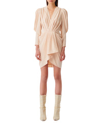 Kalea short dress - Nude