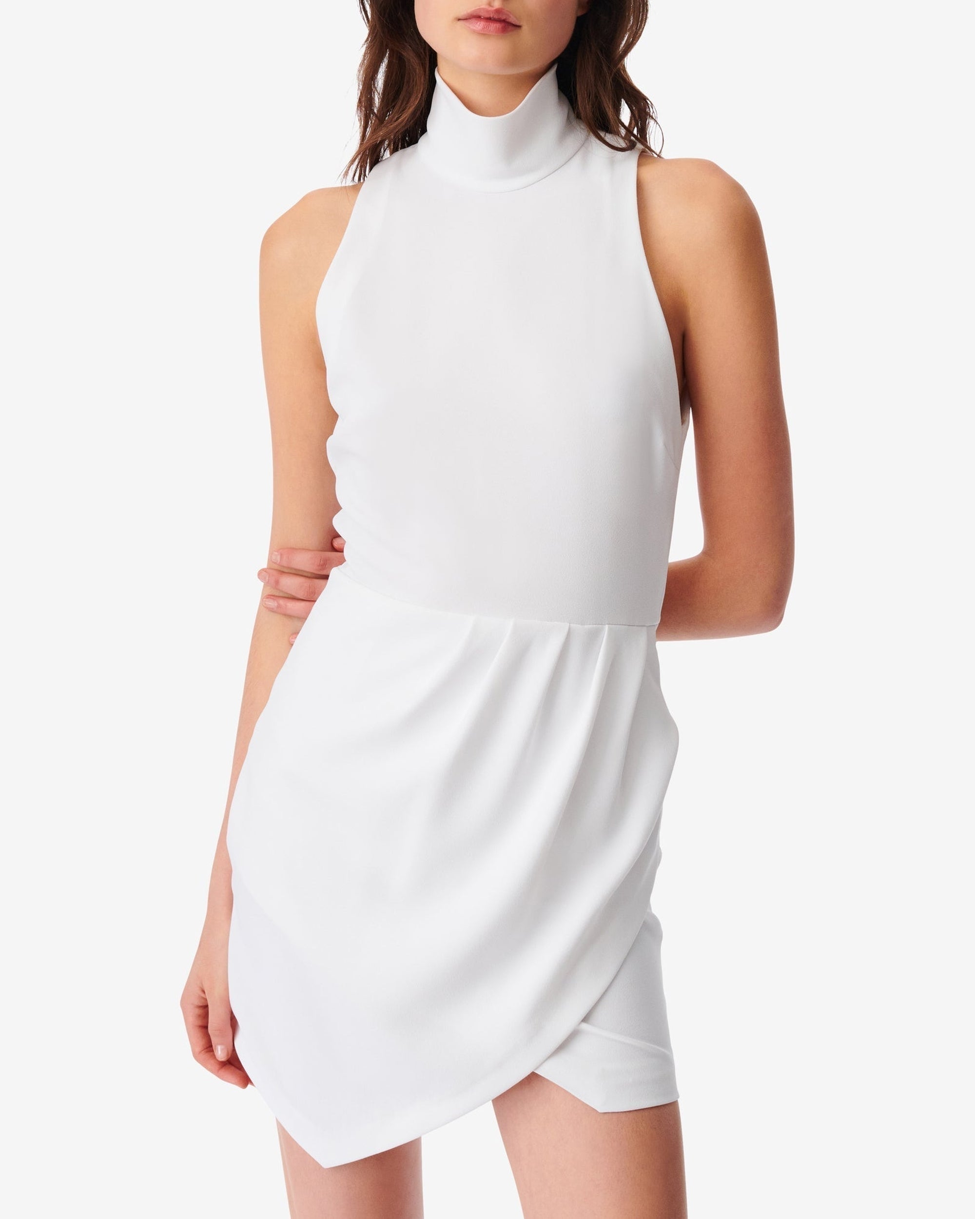 Kamela short dress - Optical White