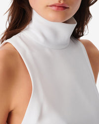 Kamela short dress - Optical White