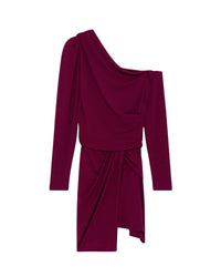 Merimi Dress - Fushia & Black