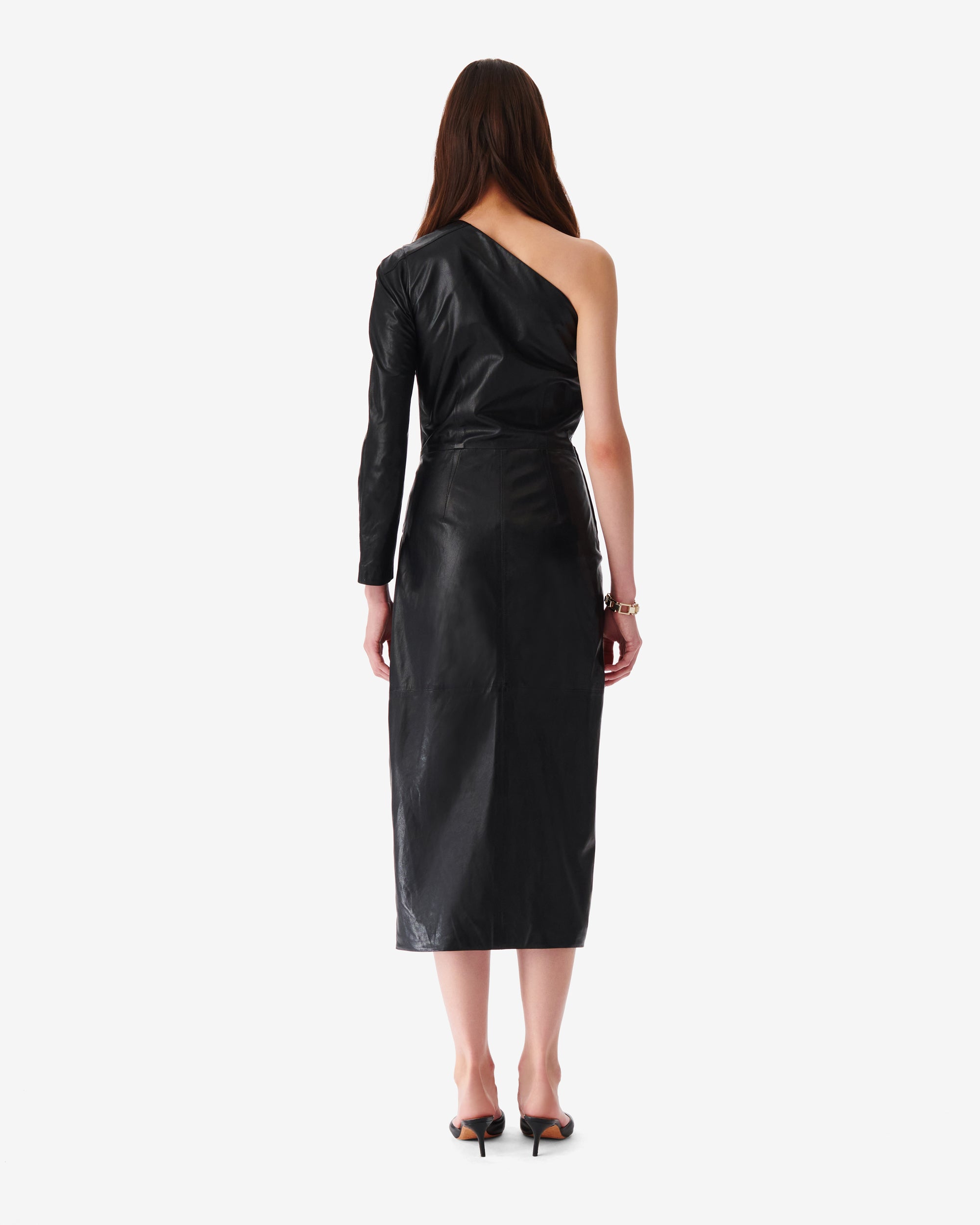 Navae leather dress - Black