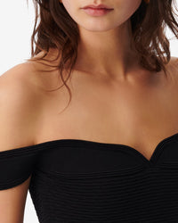 Nunzia short dress - Black