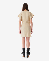Pena short dress - Light Beige