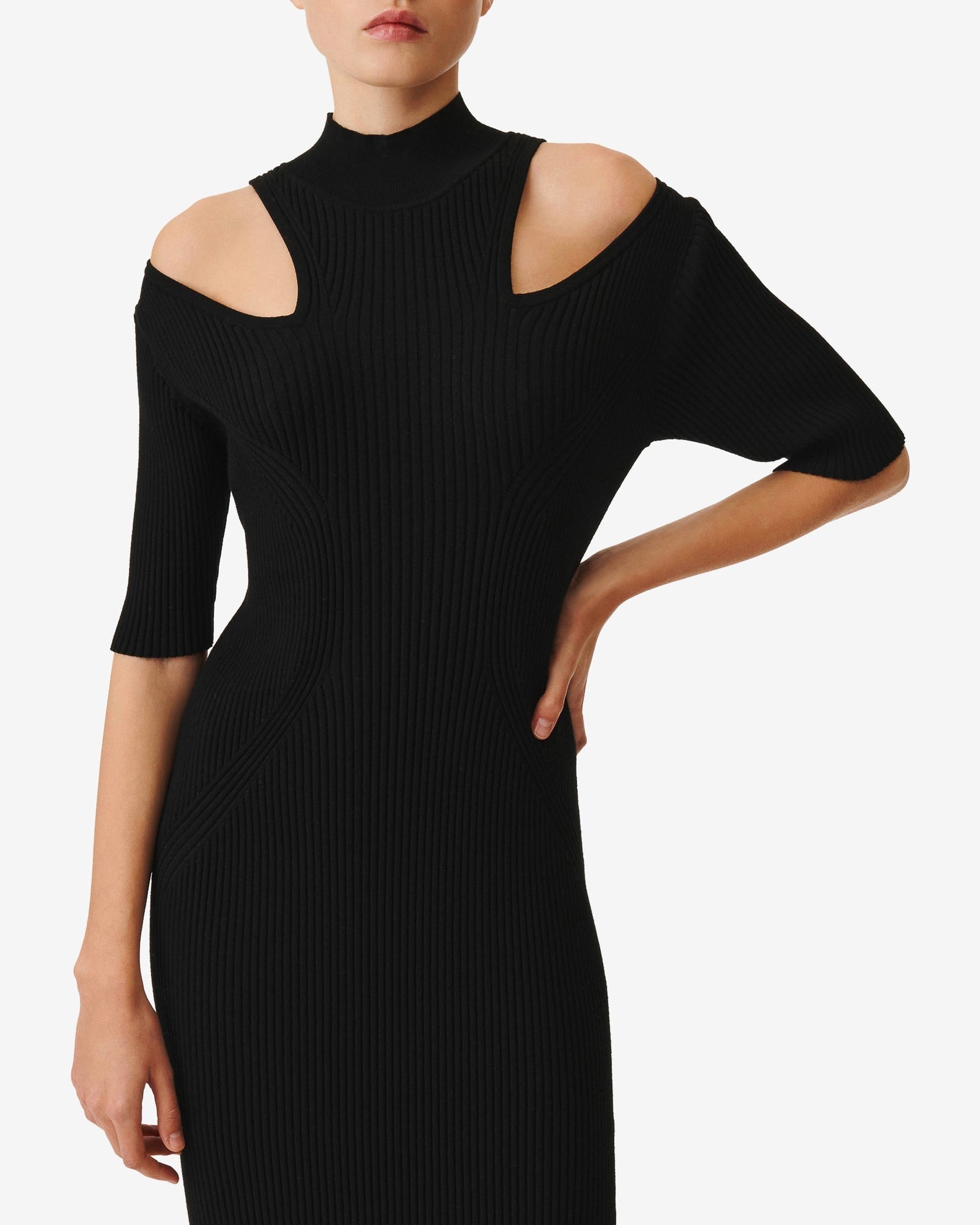 Priscilla midi dress - Black