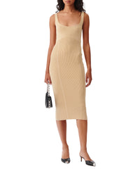 Sahkyo silk dress - White & Orange