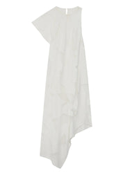 Shanon asymmetric dress - Off White