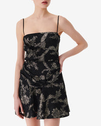 Thalia dress - Black & Gold
