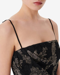 Thalia dress - Black & Gold